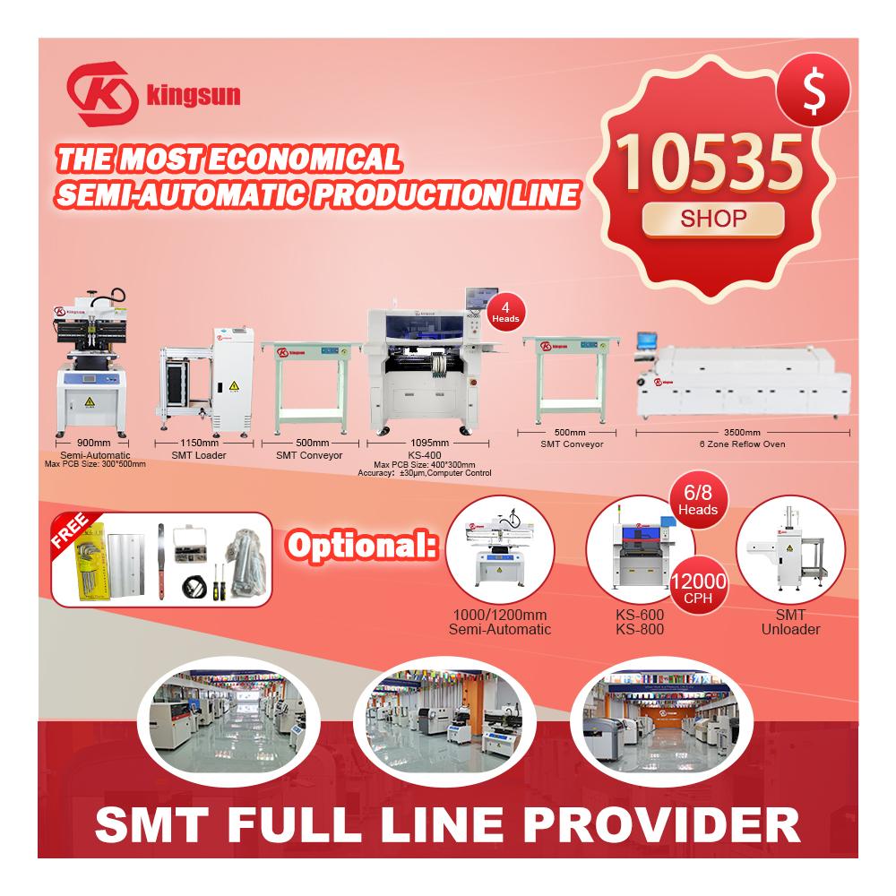 Cheapest & Most Economical SMT Full automatic Semi automaic led pcb production line